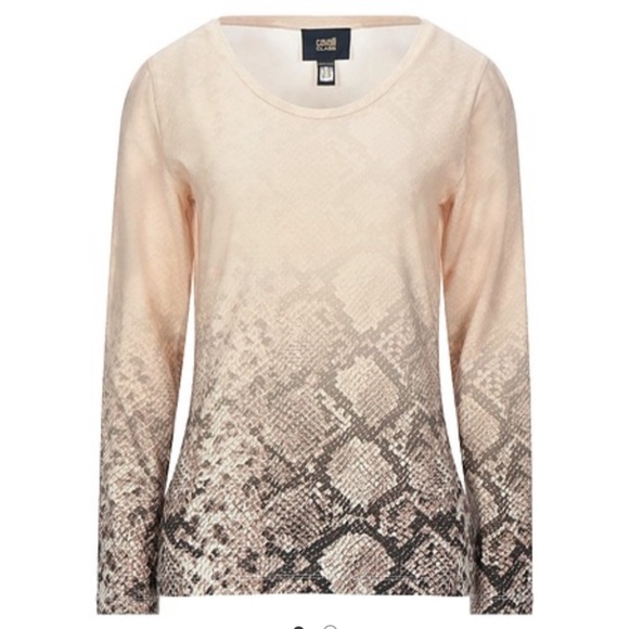 Cavalli Class Long Sleeve Shirt Jersey Snake - Picture 1 of 2